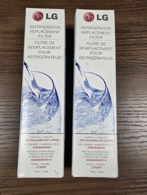 LG Refrigerator Replacement Filter Model #LT700P Lot Of 2